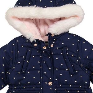 Hooded water resistant heavyweight parka